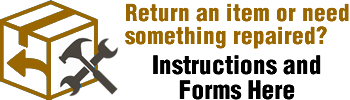 Returns or Repairs