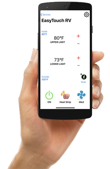 EasyTouch RV Thermostat With Free Phone App