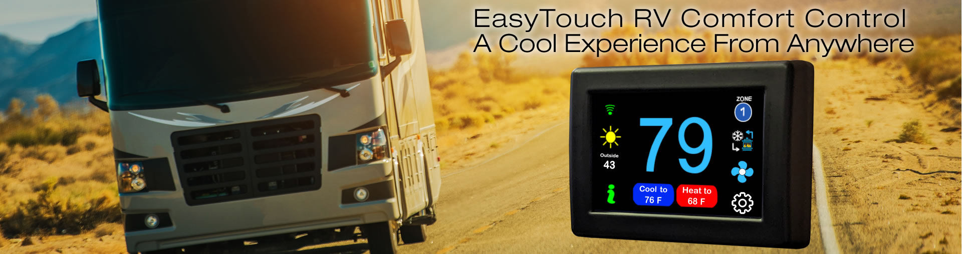 EasyTouch RV Touch Screen Thermostat